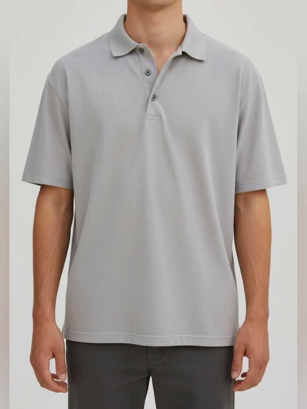 Bolle Men's Polo in Subtle Gray